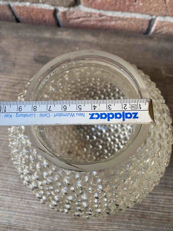 Altes Bega Kugel Ersatzglas 200 mm mit Noppen und 4cm Hals