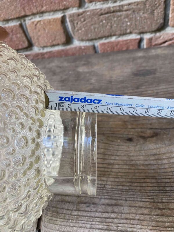 Altes Bega Kugel Ersatzglas 200mm mit Noppen und 4cm Hals