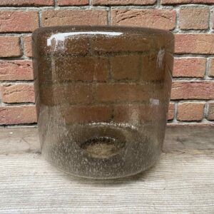 Altes braunes Hoffmeister Lampen Ersatzglas