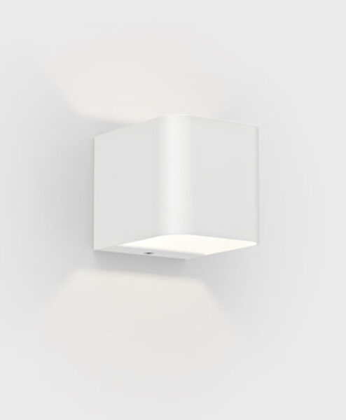 Weiße moderne Außenwandleuchten Design Serie