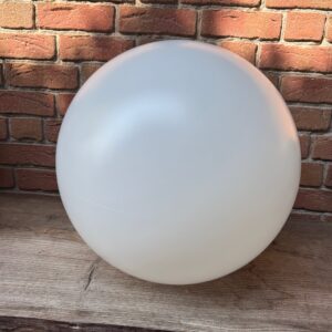 Großes Kugel Ersatzglas 450mm Durchmesser PMMA weiß