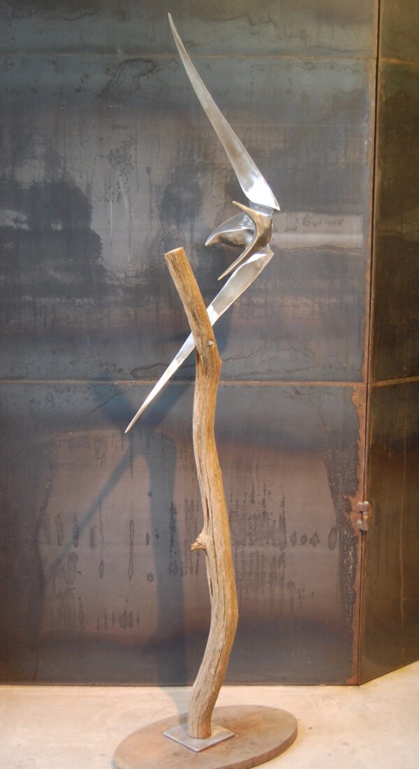 Schöne Edelstahl Außen Skulptur Seeschwalbe