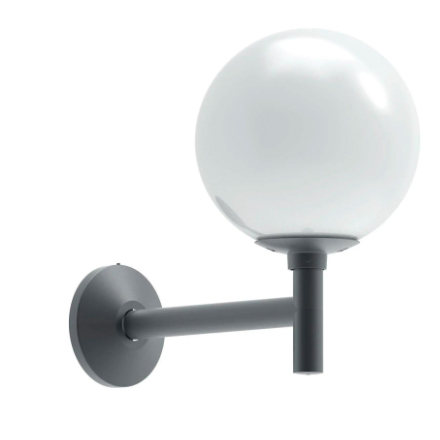 450mm Kugel Außen Wandleuchte mit Ausleger