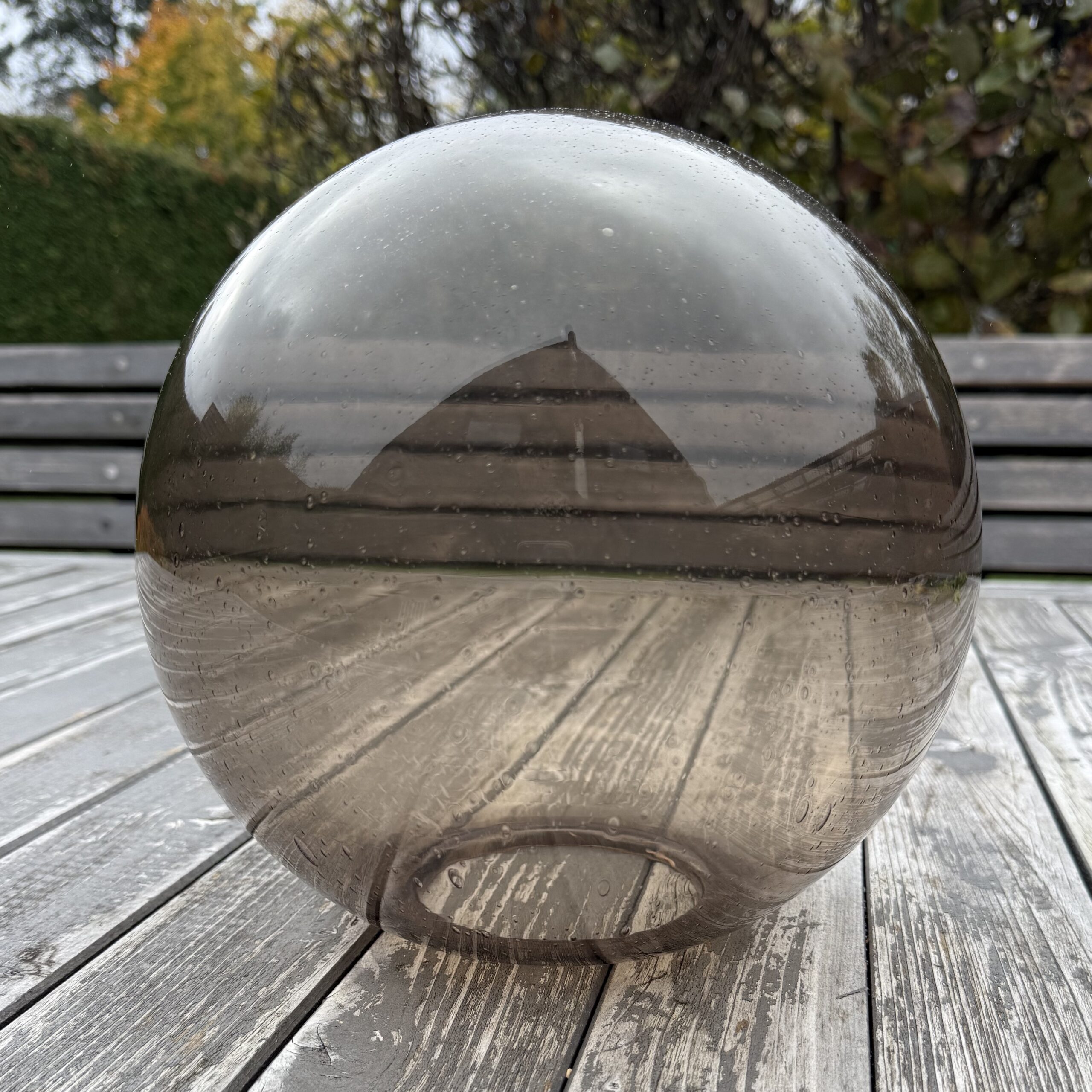 Boom Kugel Rauchglas Ersatzglas D 240mm Loch 93mm