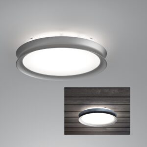 Deckenleuchte aus Aluminiumguß rund 350mm