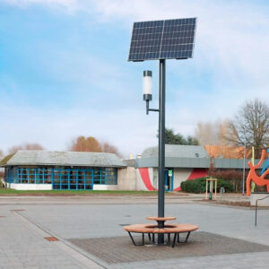 Solarbeleuchtung auf öffentlichen Plätzen