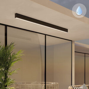 Lange schmale außen Deckenleuchte Lichtschiene