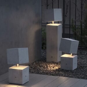 Moderne Beton Outdoor Gartenleuchten