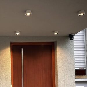 Moderne LED Aufbaustrahler für außen