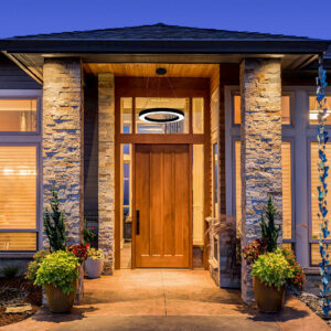 Runde Ringleuchte für außen hängend