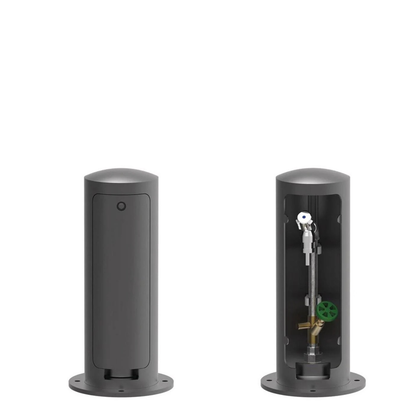 Vernünftige Wasseranschluß Säule im Garten