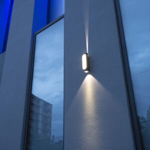 Außen Wandleuchte mit Lichtstrahl nach oben