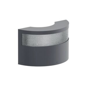 Gebogene niedrige Pollerleuchte für öffentliche Bereiche