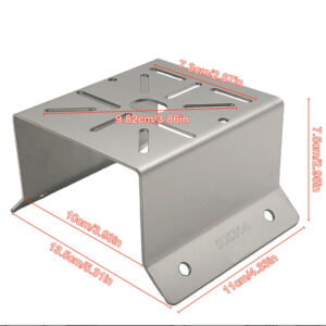 Universal Eckhalterung aus Edelstahl für Außen Wandleuchten