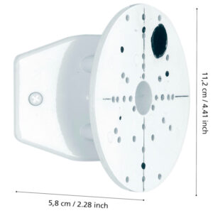 Universal Eckhalterung weiß für Außen Wandleuchten