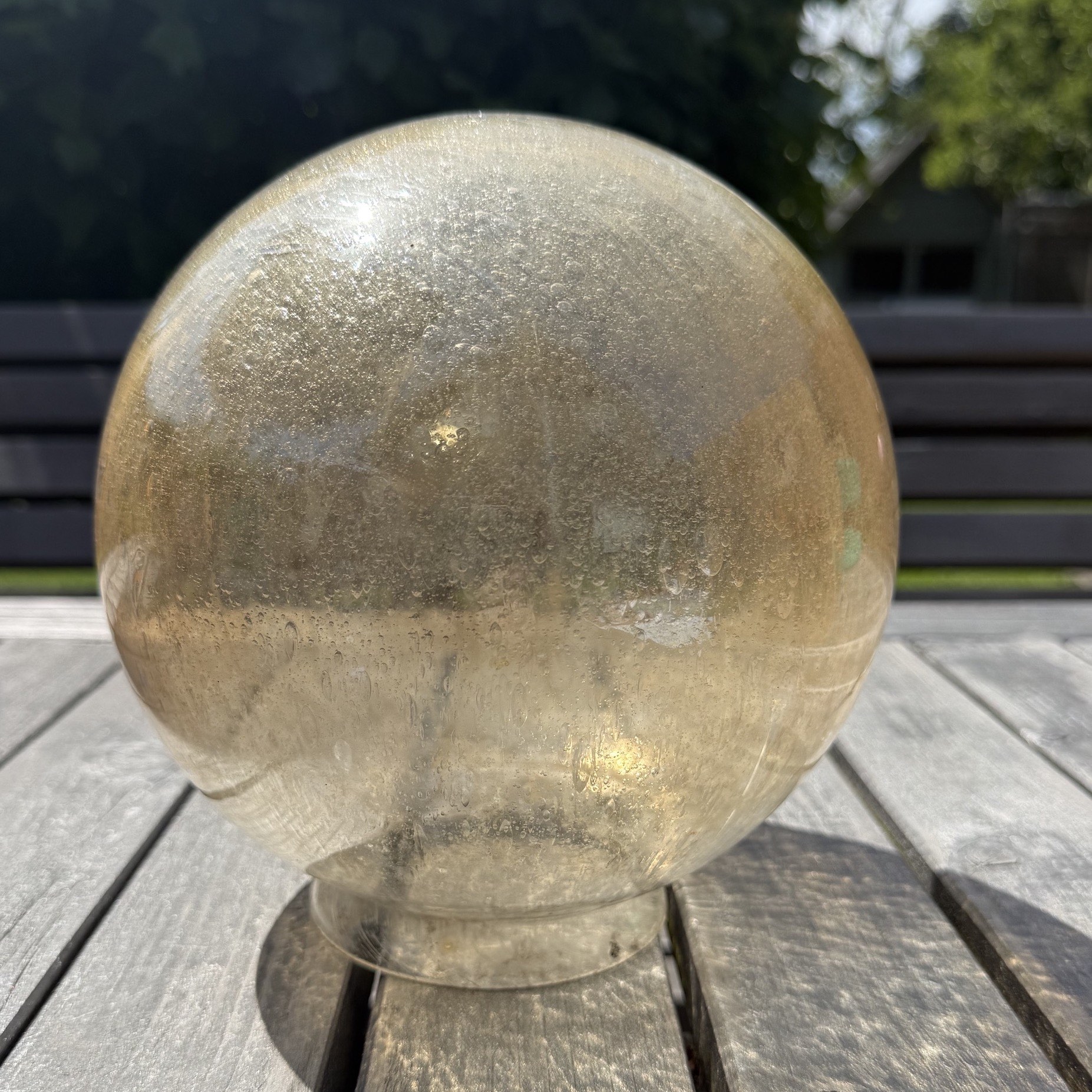 200mm Ersatzglas mit Blasen getönt