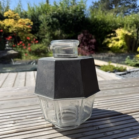 Altes Bega Boom Ersatzglas mit Kupferdach