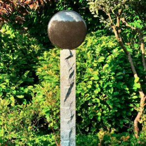 Basalt, Stein Skulptur für die Meditation