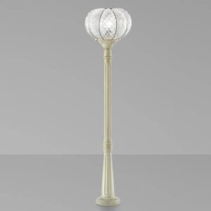 Exklusive glitzernde Glas Gartenleuchte