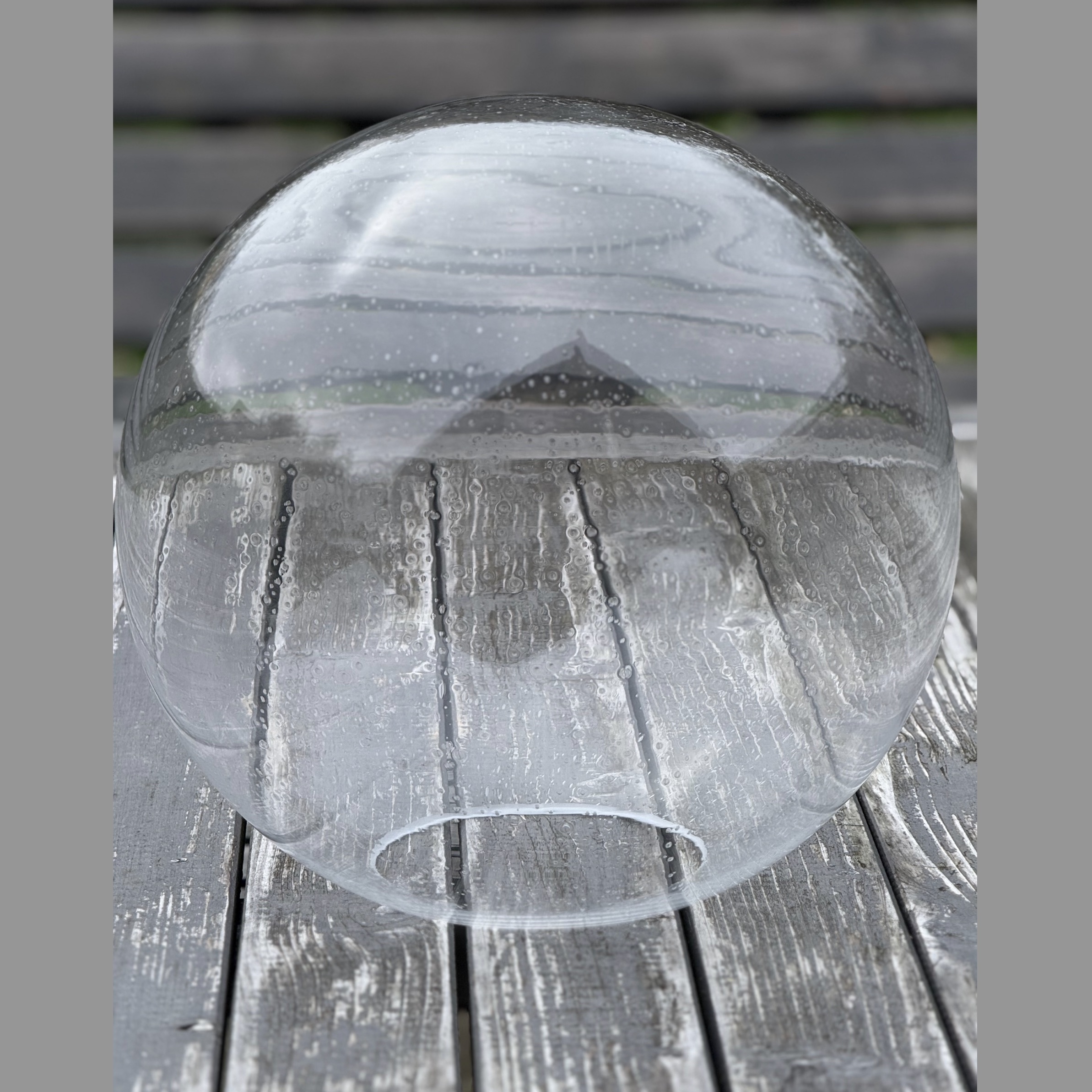 Kugel Blasen Ersatzglas 300mm mit 120mm Öffnung