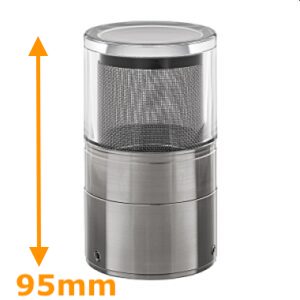 Mini-LED-Edelstahlpoller-fuer-aussen 95mm Höhe