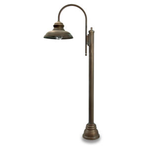 Stilvolle Gartenlaterne aus Messing 150cm