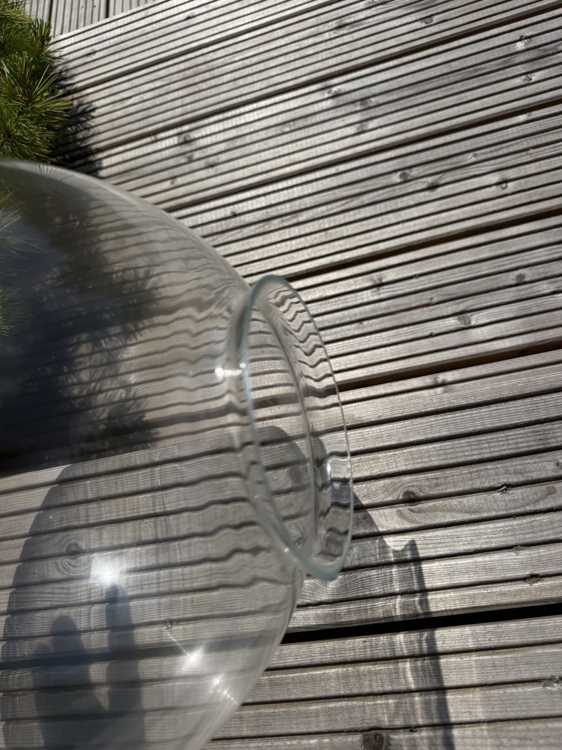 Außenlampen Ersatz Glaskugel 200 mm klar 120mm Öffnung