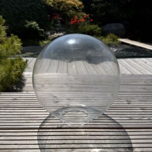 Außenlampen Ersatz Glaskugel 200mm klar 120mm Öffnung