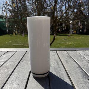 Bega Rohr Zylinder Weißglas 19cm