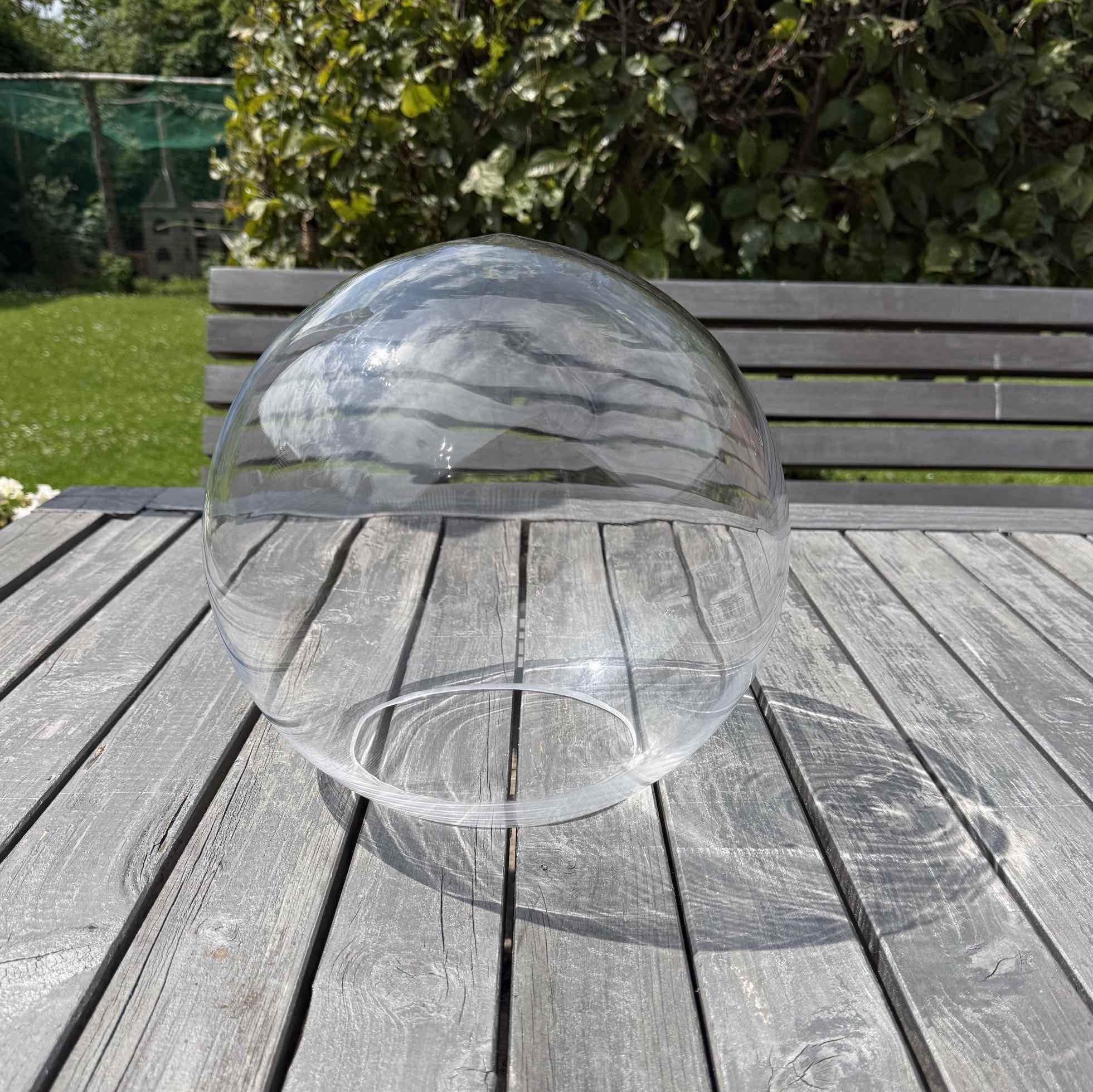Kugel Ersatzglas klar 300mm mit 160mm Öffnung