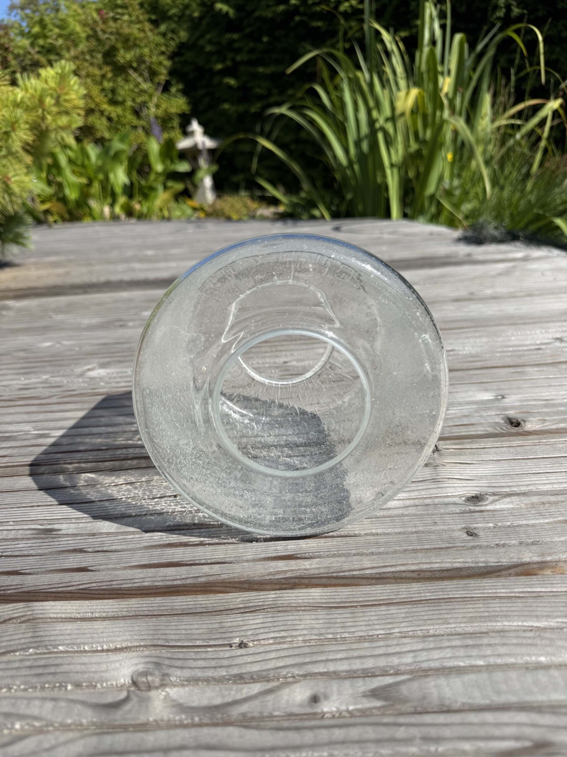 Altes Bega Boom Blasen Ersatzglas 2 Öffnungen