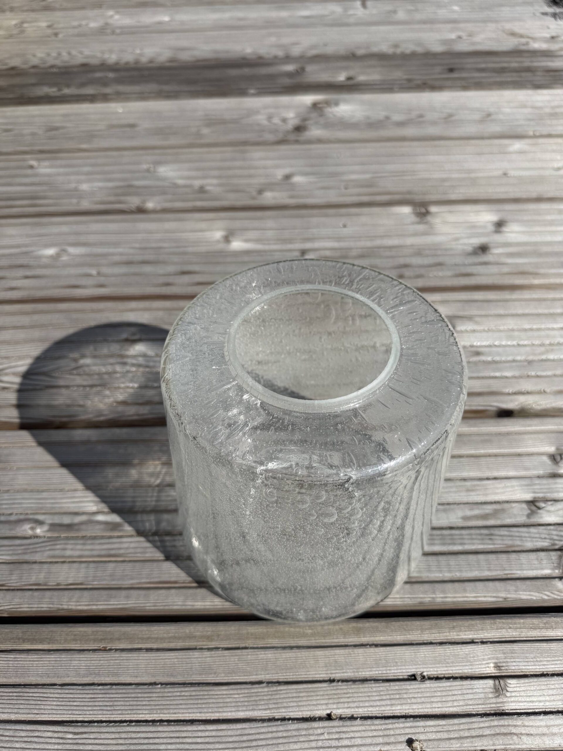 Altes Bega Boom Blasen Ersatzglas mit 2 Löcher