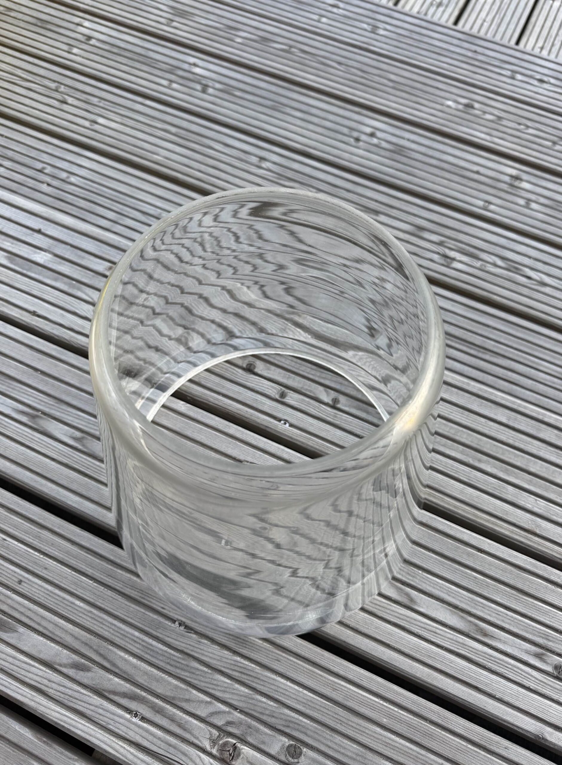 Antik Ersatzglas Bega Boom B1650 mit 2 Öffnungen