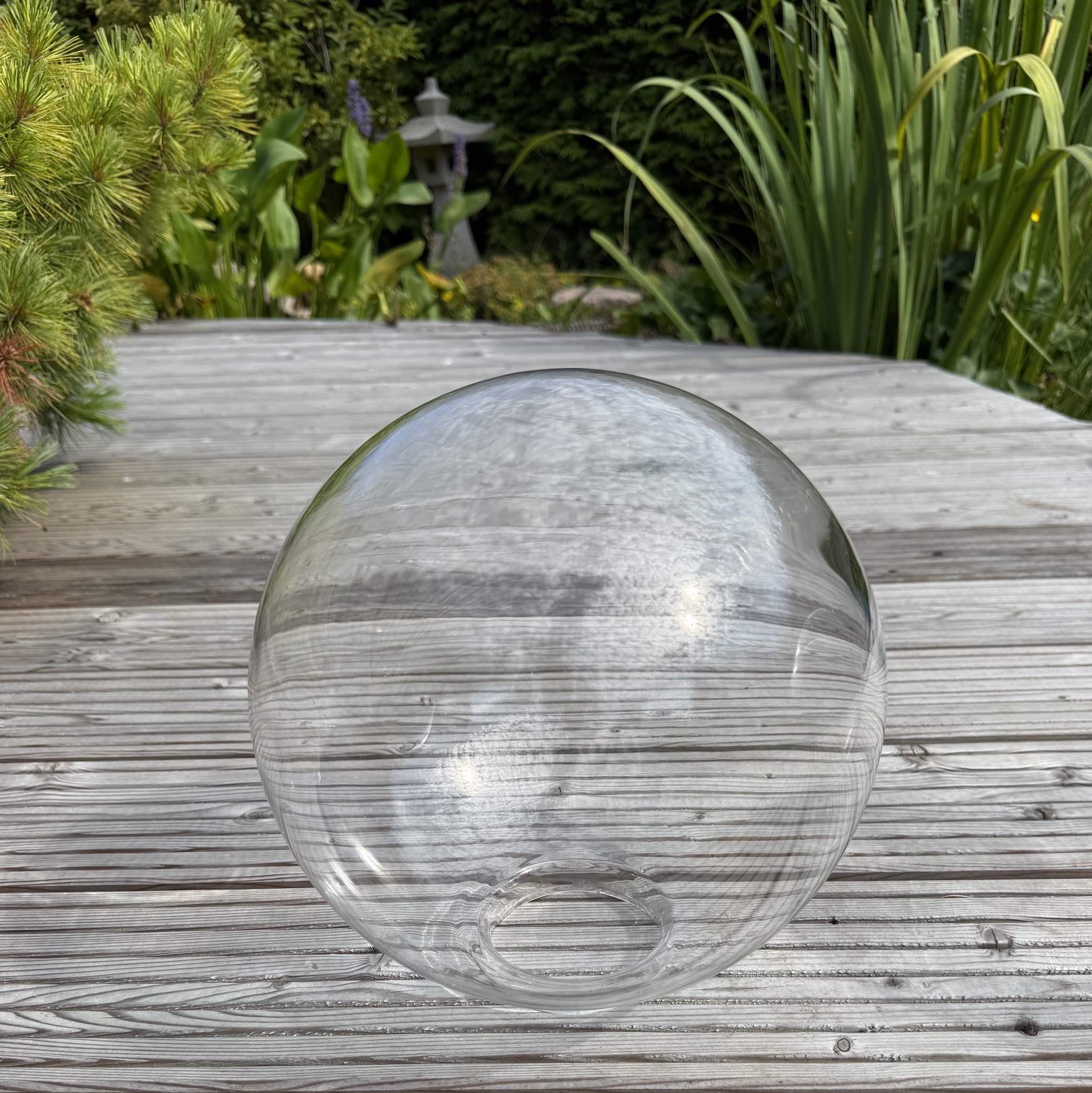 Kugel Ersatzglas klar 250mm für Gartenleuchten