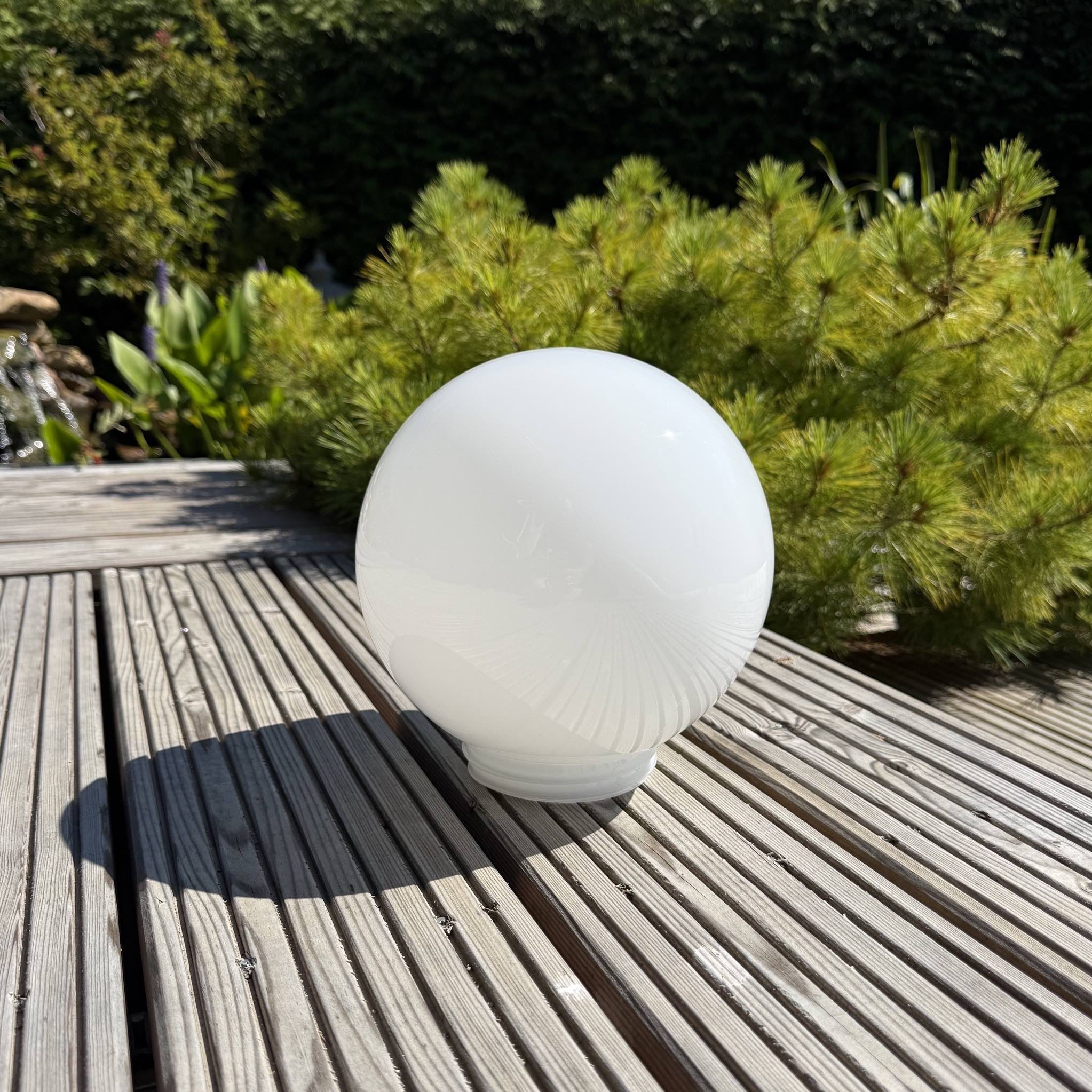 Kugellampen Ersatzglas 200mm mit Gewinde