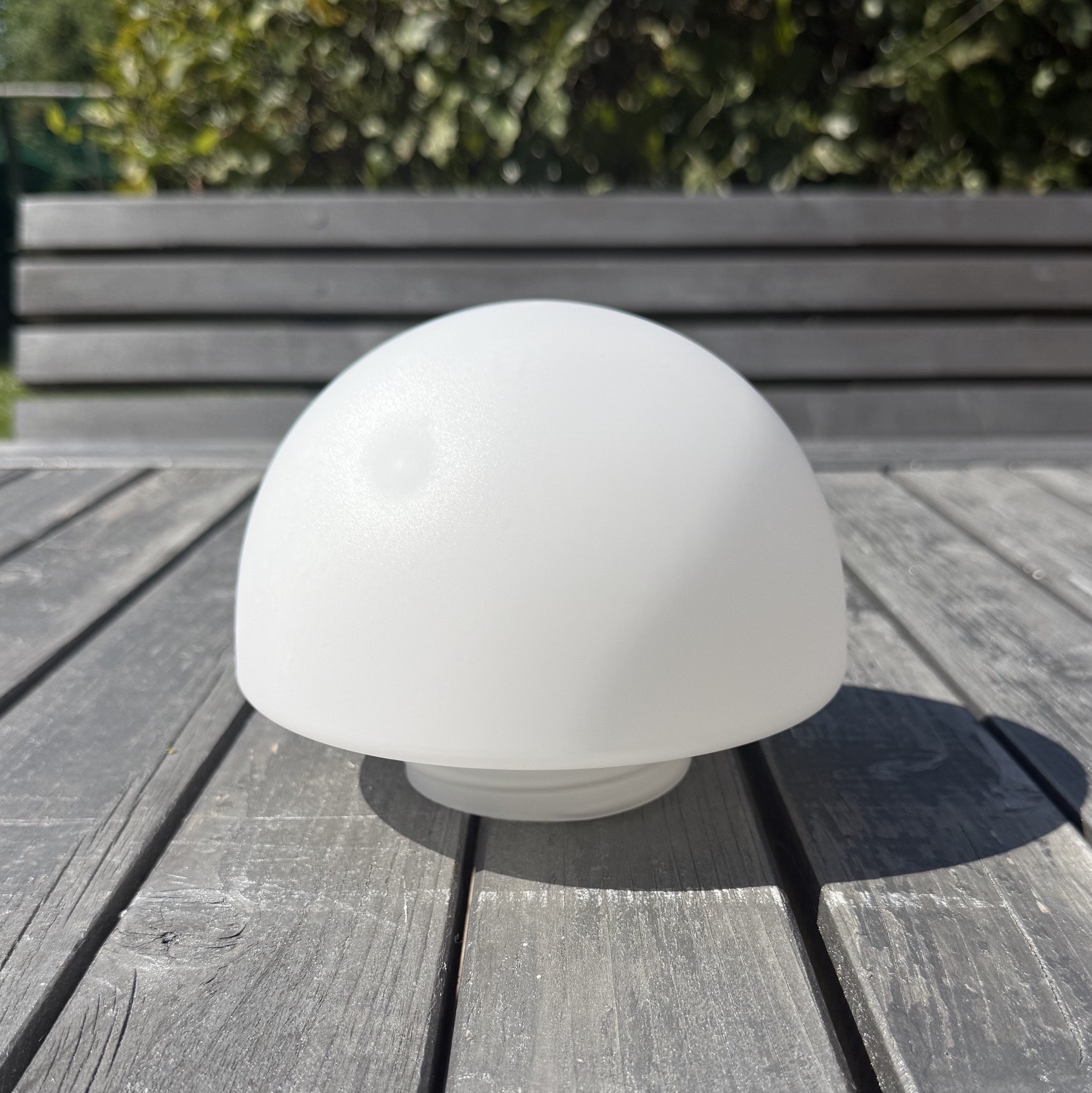 Weißes Pilzkopf Leuchten Ersatzglas