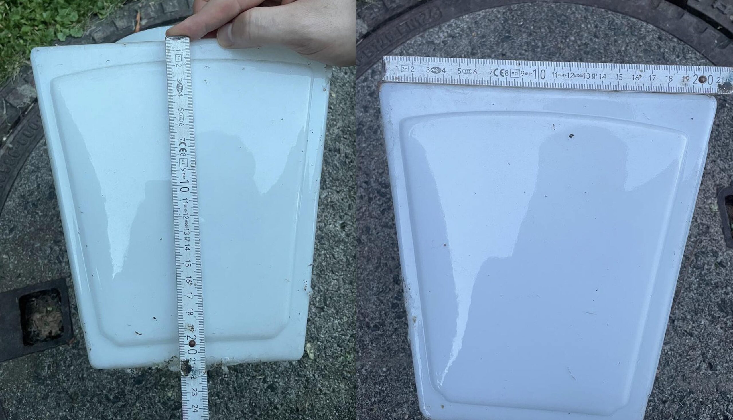 Altes Gartenlaternen Ersatzglas Beispiel altes Glas