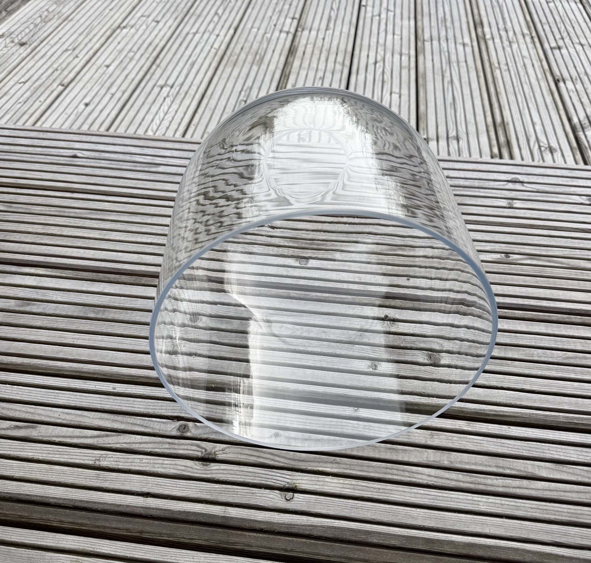 Laternen Ersatzglas Model Hamburg 250mm Durchmesser Höhe 260mm