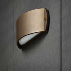Außenwandleuchte Bronzeoptik – schlicht & edel