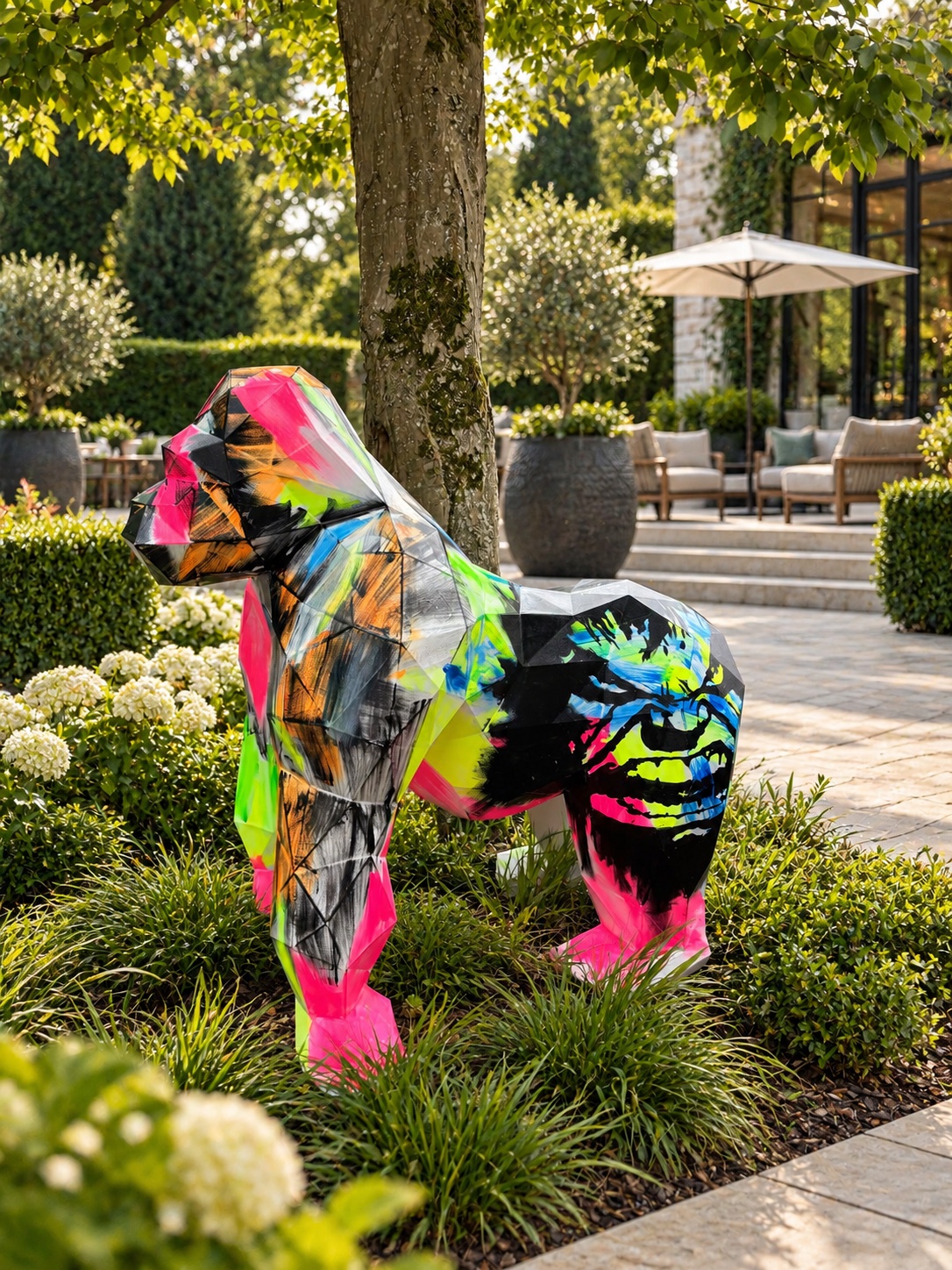 Gorilla Klein mit Farbgestaltung von Tomboy und Rocketbyz