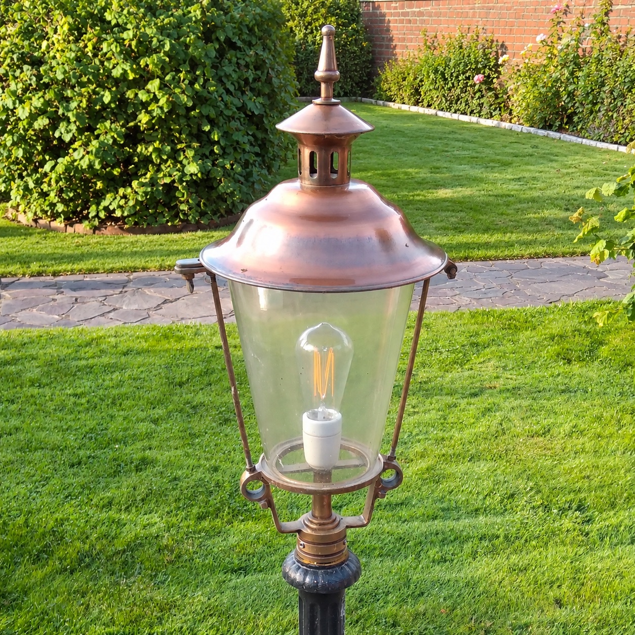 Kupfer Gartenlaterne 150 cm