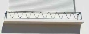 Filigranes Balkon Fenster Blumengitter